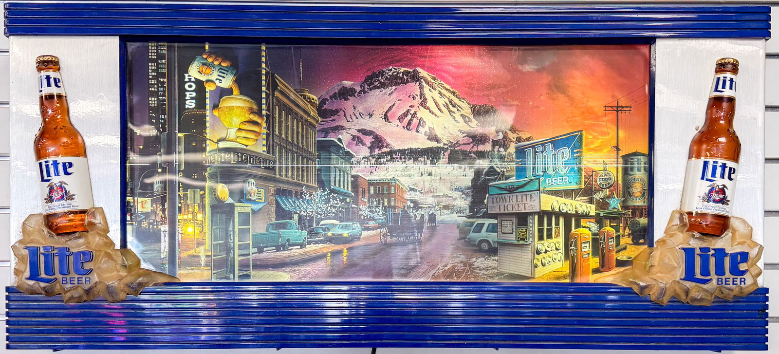 Vintage Miller Lite Motion Advertising Sign (1 of 4)