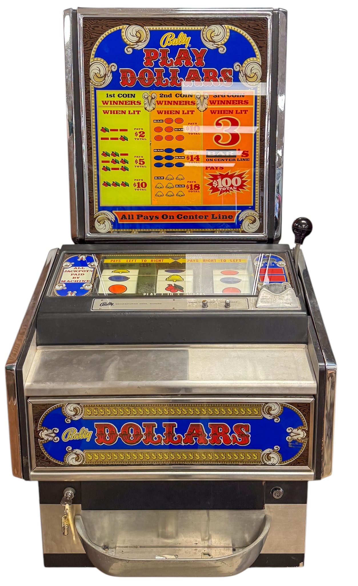 Arcade Bally’s Play Dollars Slot Machine (1 of 5)