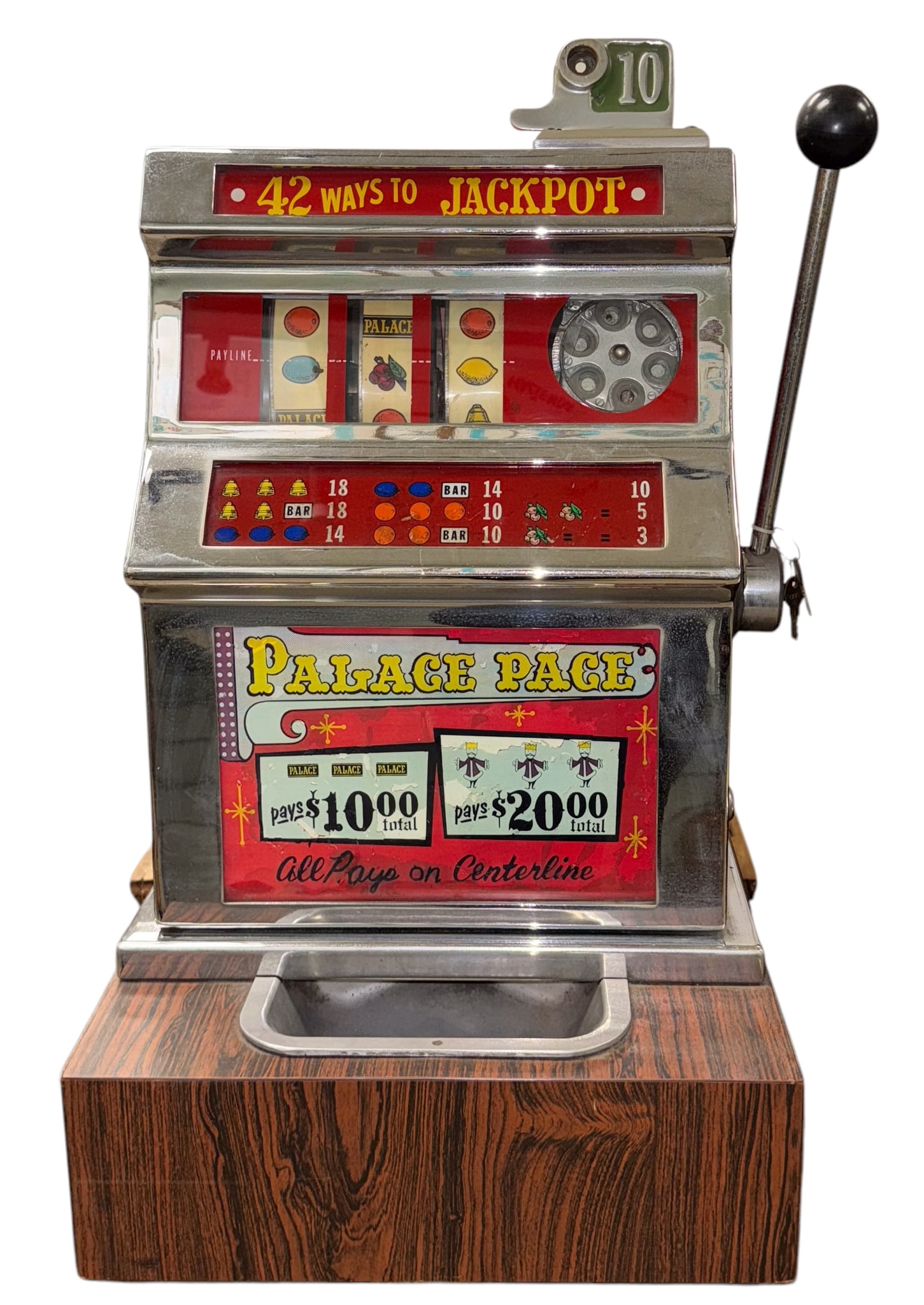Vintage Bally’s Slot Machine “Palace Page” (1 of 6)