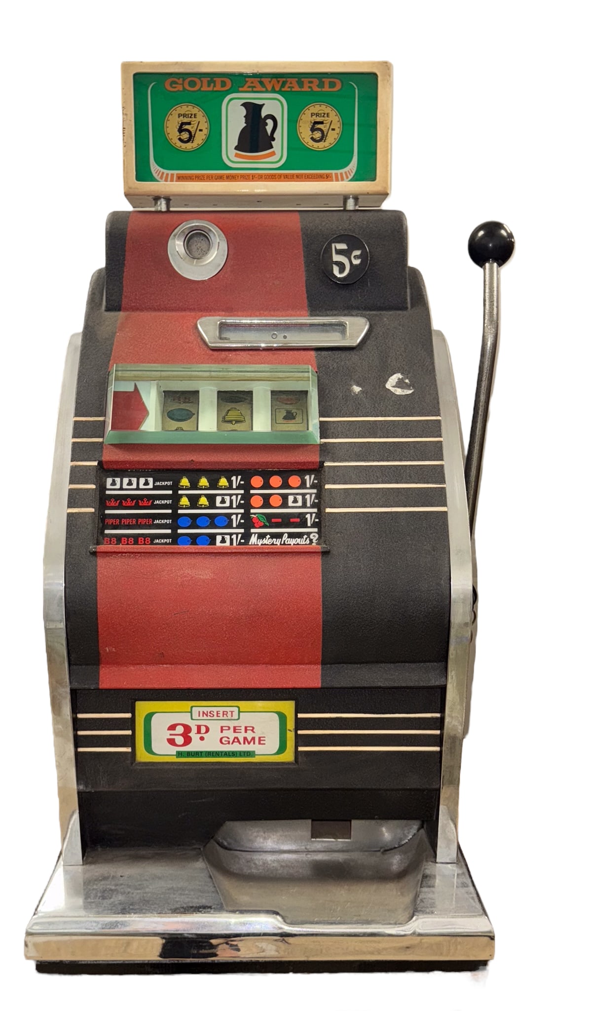 Vintage “Gold Award” Slot Machine (1 of 4)