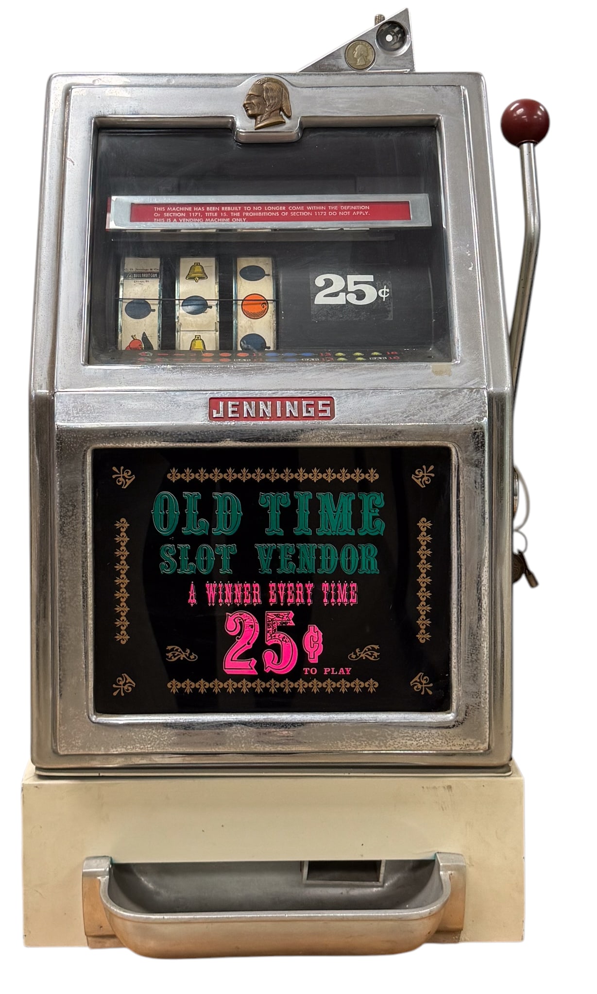 Vintage Jennings Electromechanical Slot Machine (1 of 4)