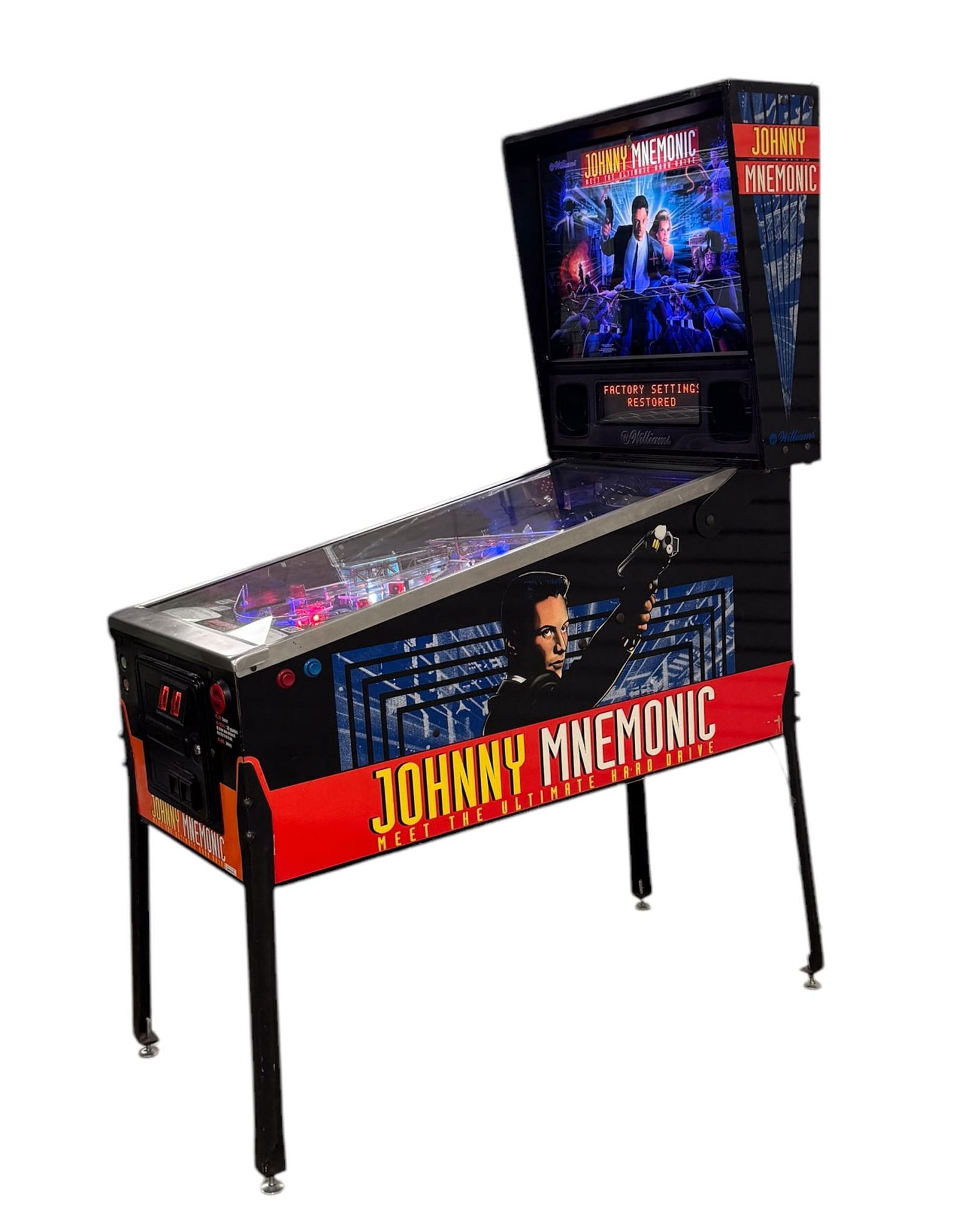 Pinball Johnny Mnemonic 1995  Williams (1 of 8)