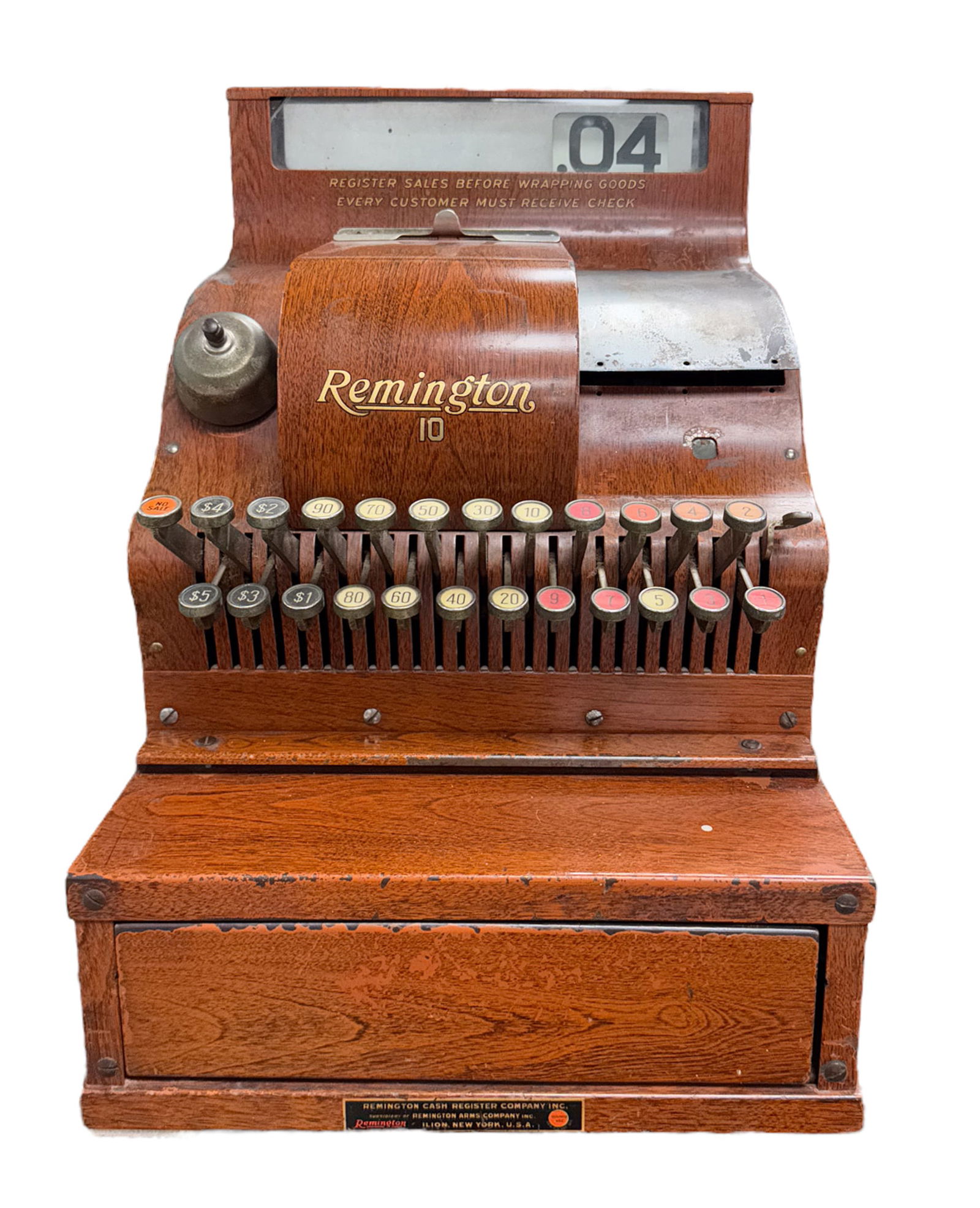 Vintage Remington 10 Cash Register (1 of 6)