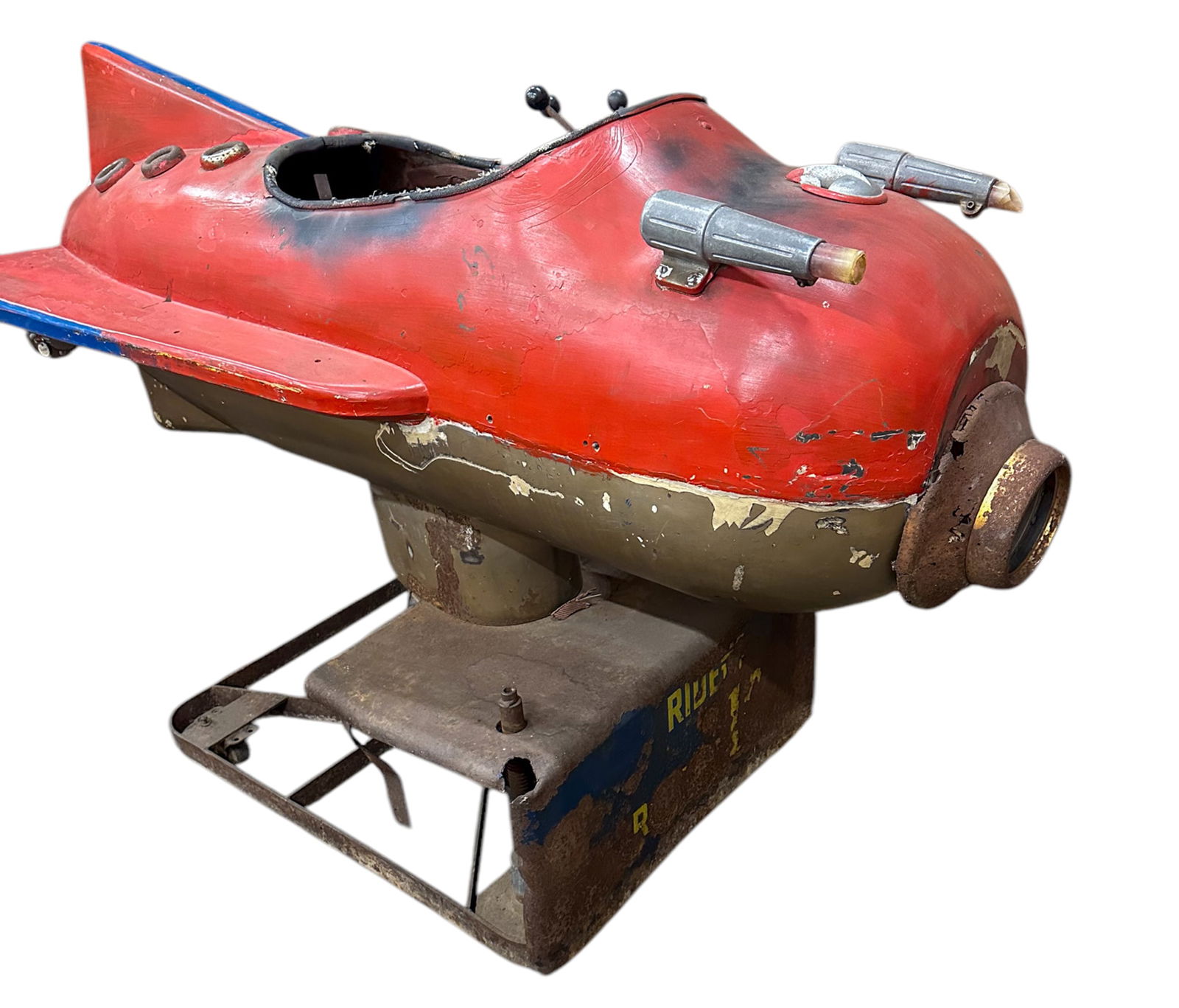 Vintage Rocket Kiddie Ride Restoration Project (1 of 7)