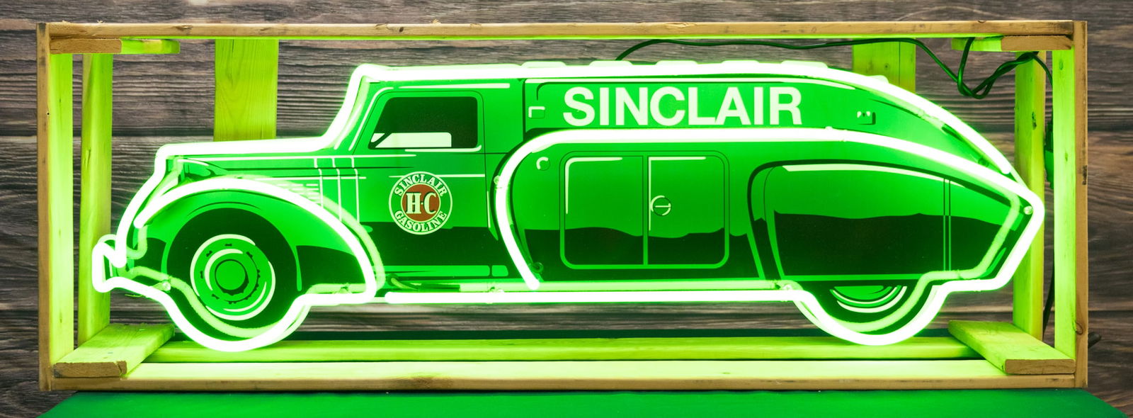 Sinclair Gas Truck Neon Sign In Crate (1 of 3)