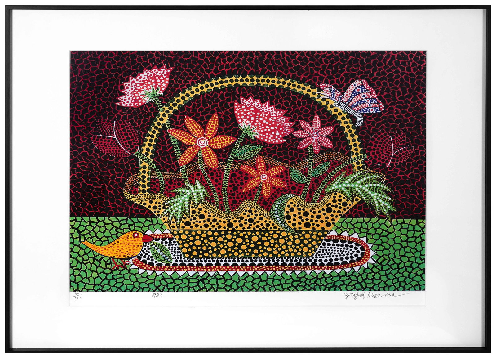 YAYOI KUSAMA (B.1929), SILKSCREEN PRINT (1 of 1)