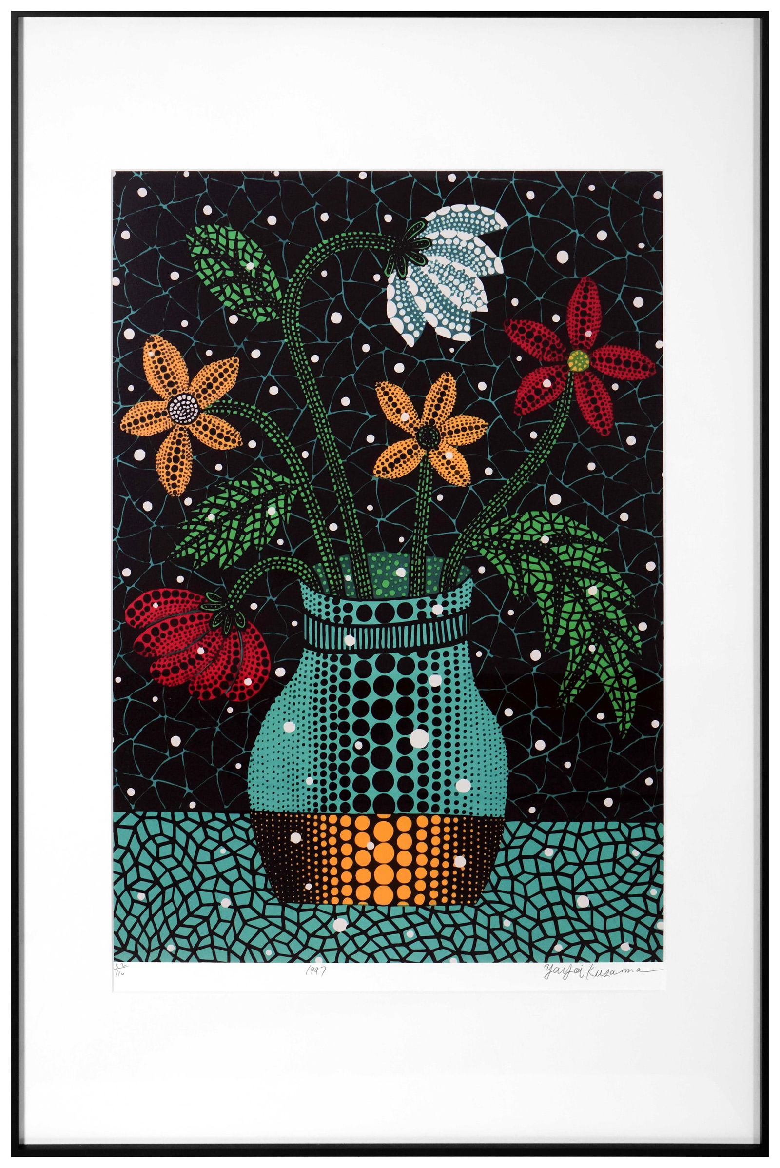 YAYOI KUSAMA (B.1929), SILKSCREEN PRINT (1 of 1)