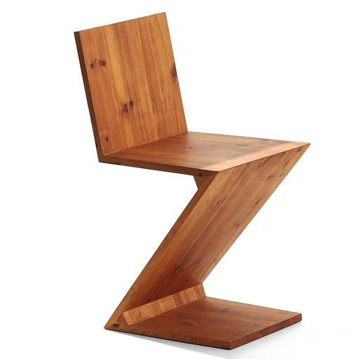 Cassina Cantilever Gerrit T Rietveld Zig Zag Chair