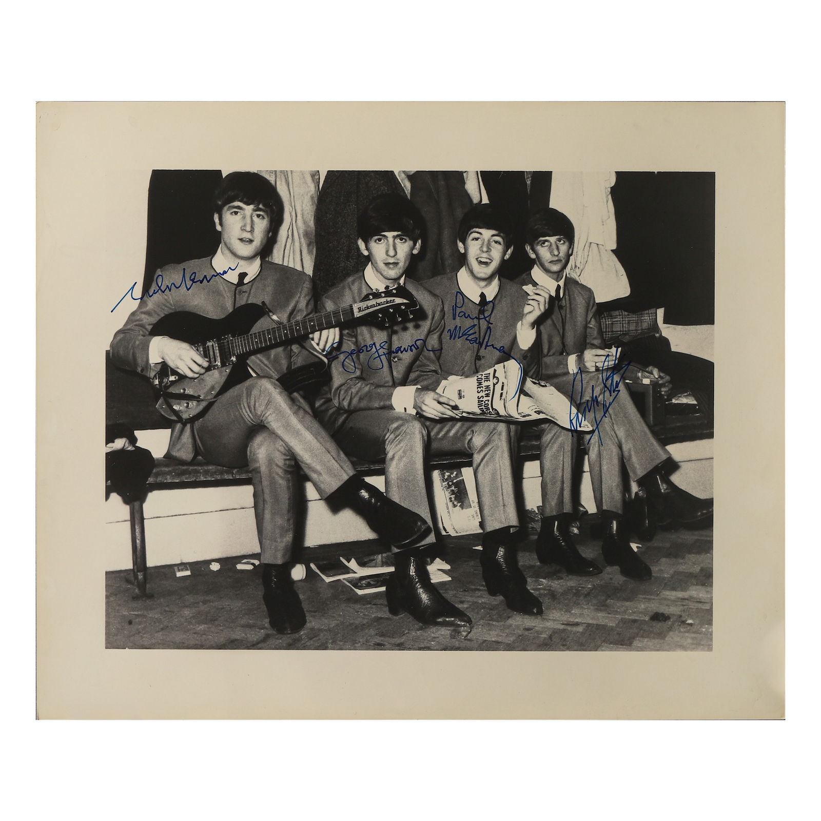 THE BEATLES, FULLY SIGNED PHOTOGRAPH, CIRCA 1960S (1 of 1)