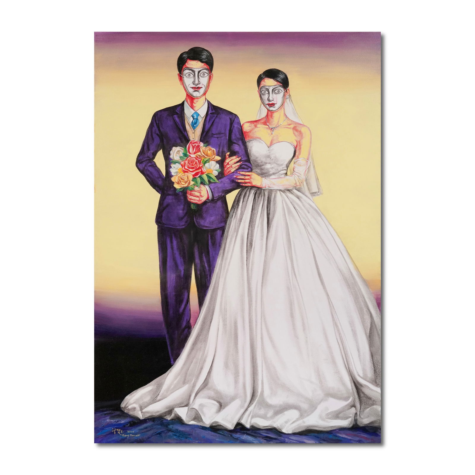 ZENG FANZHI (B.1964), OIL ON CANVAS (1 of 2)