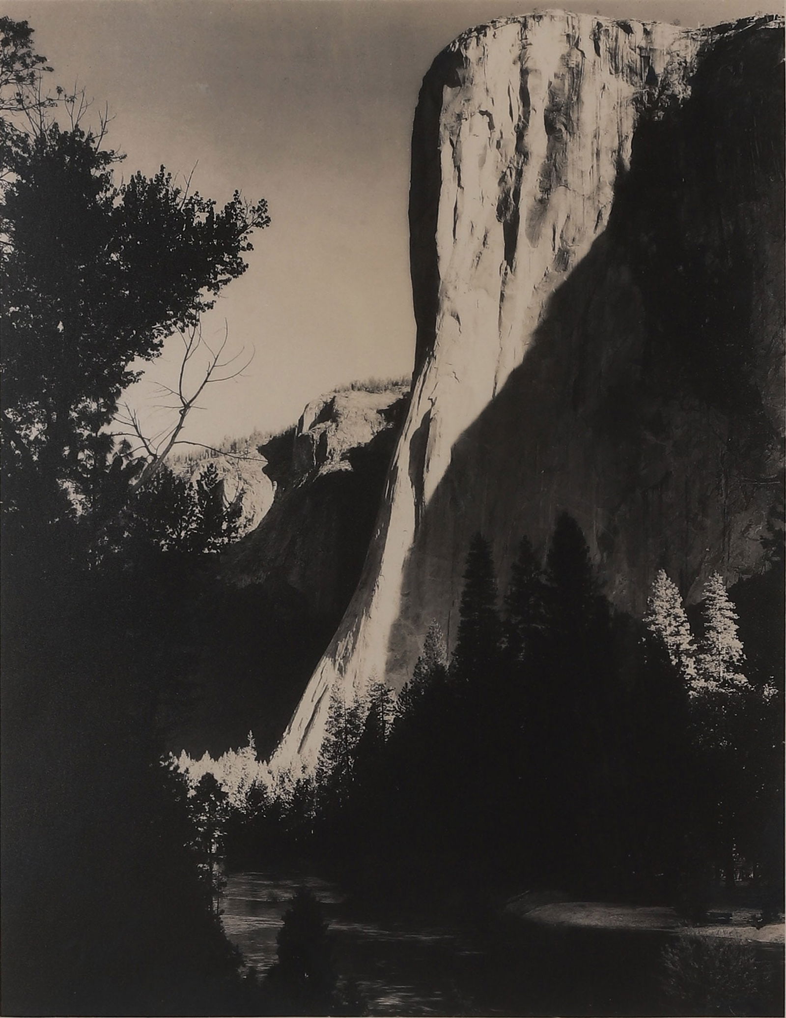 EL CAPITAN, SUNRISE, PHOTOGRAPHED BY ANSEL ADAMS (1 of 3)