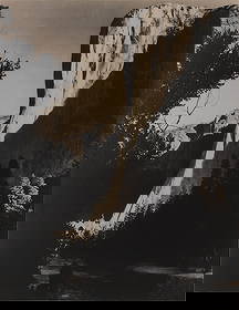 EL CAPITAN, SUNRISE, PHOTOGRAPHED BY ANSEL ADAMS: Description Artist: Ansel Adams (1902–1984) Title: El Capitan, Sunrise, photographed by Ansel AdamsMaterials: Gelatin silver print, mounted on board Signature: Signed “Ansel Adams” in pencil