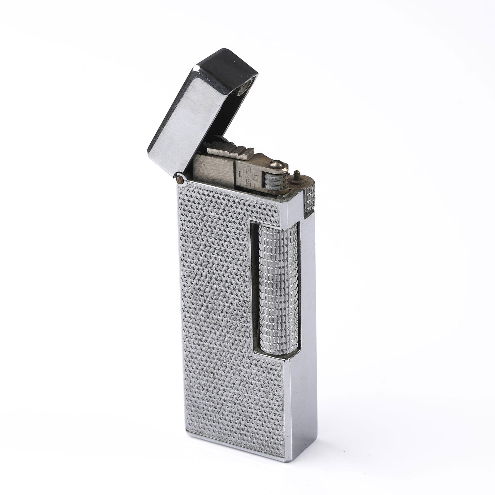 A SWISS “WINDMILL" CHROMED METAL GAS LIGHTER, NO.1047, CIRCA MID-20TH CENTURY (1 of 5)