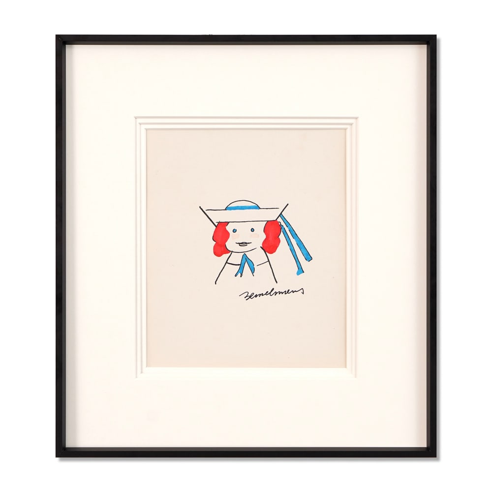 LUDWIG BEMELMANS SIGNED "MADELINE" CHARACTER DRAWING (1 of 1)