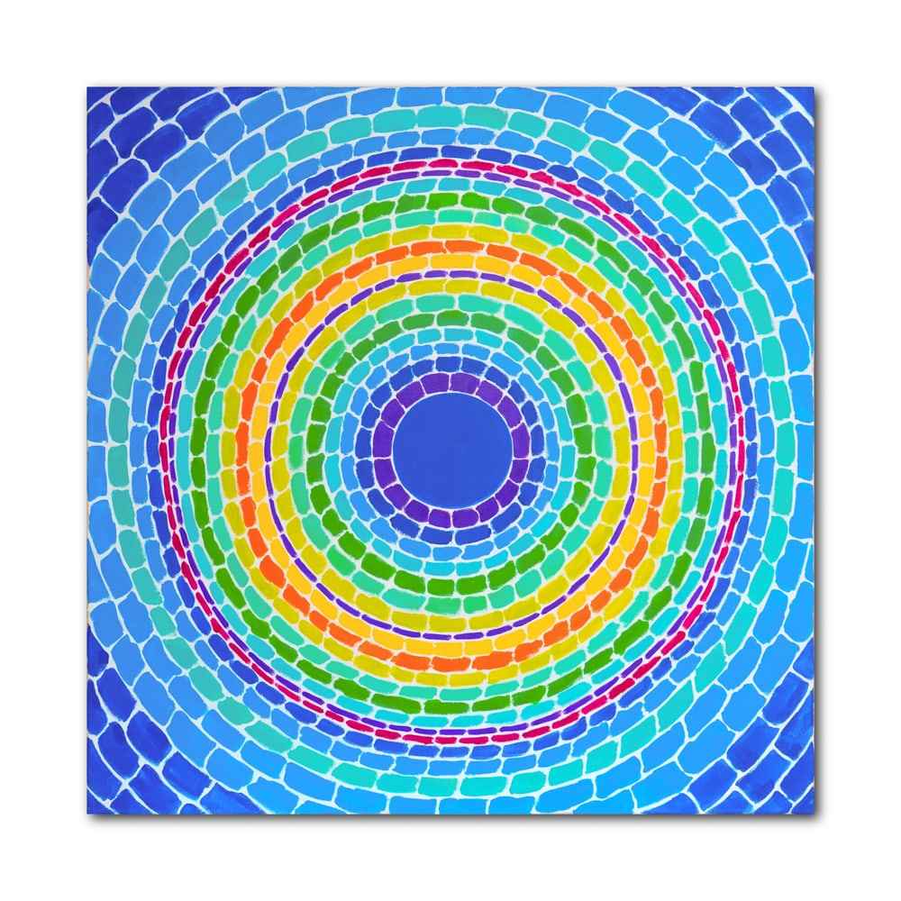 ALMA WOODSEY THOMAS (1891-1978) , ACRYLIC ON CANVAS (1 of 2)