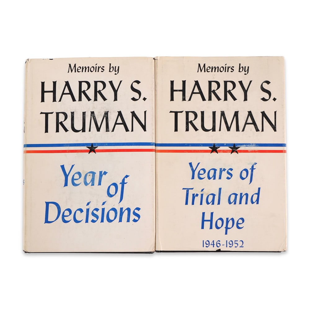HARRY S. TRUMAN SIGNED "MEMOIRS" TWO-VOLUME SET (1 of 5)