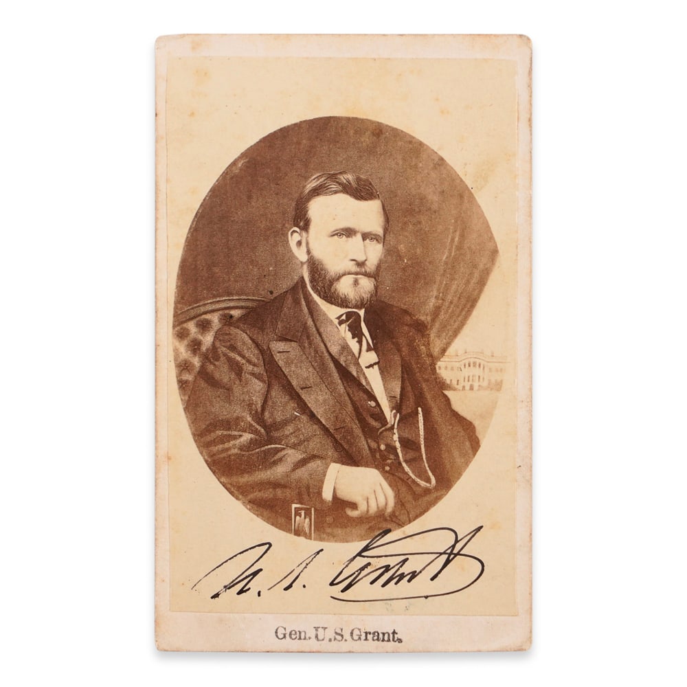 ULYSSES S. GRANT SIGNED CDV PHOTOGRAPH (1 of 1)