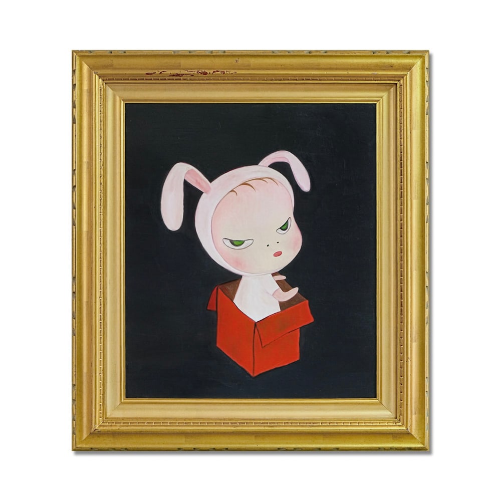 YOSHITOMO NARA (B.1959), ACRYLIC ON CANVAS (1 of 2)