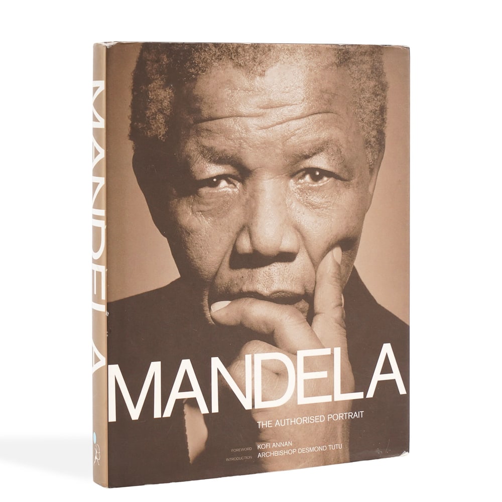 NELSON MANDELA SIGNED MANDELA: THE AUTHORISED PORTRAIT: 12 x 9 1/4 in (30.5 x 23.5 cm) Provenance and Authentication: This collectible has undergone a rigorous forensic evaluation. The signatures were carefully analyzed across multiple criteria, including
