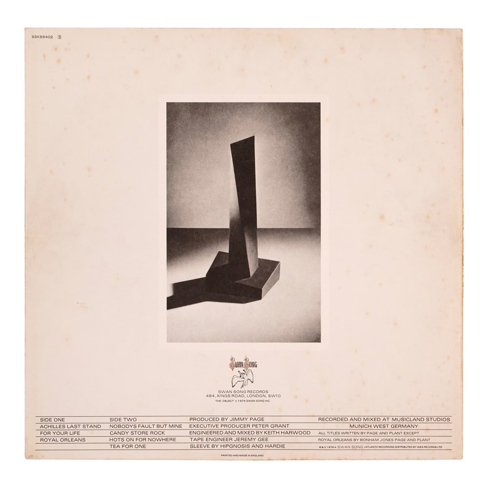 LED ZEPPELIN SIGNED "PRESENCE" LP - 4