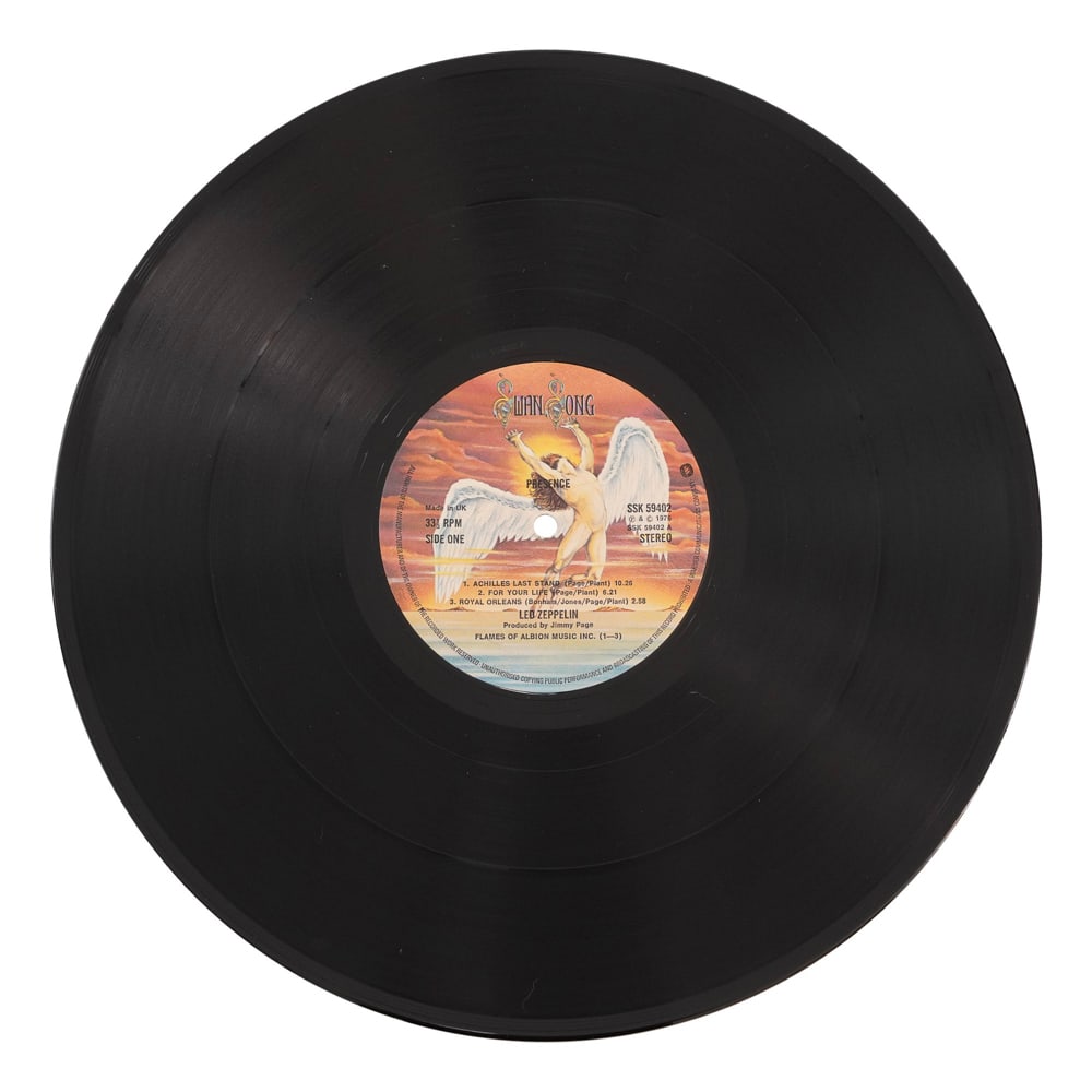 LED ZEPPELIN SIGNED "PRESENCE" LP - 5