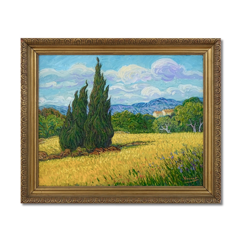 VINCENT VAN GOGH (1853-1890), OIL ON CANVAS: Signed (lower right) Image Dimensions: 21 1/4 x 26 1/2 in (54 x 67.5 cm) Framed Dimensions: 31 7/8 x 26 3/4 in (81 x 68 cm) This painting comes with COA. Vincent van Gogh stands as one of the most