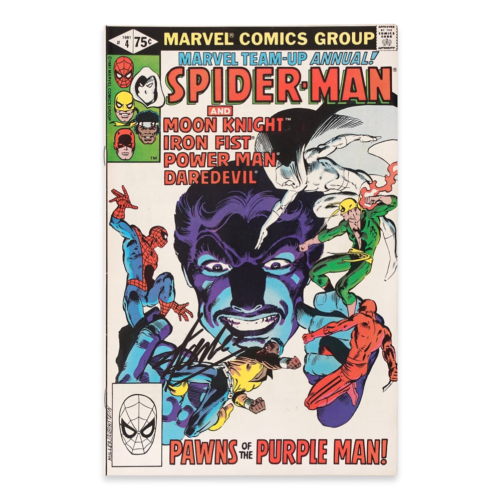 STAN LEE SIGNED "SPIDER-MAN" COMIC BOOK (1 of 3)