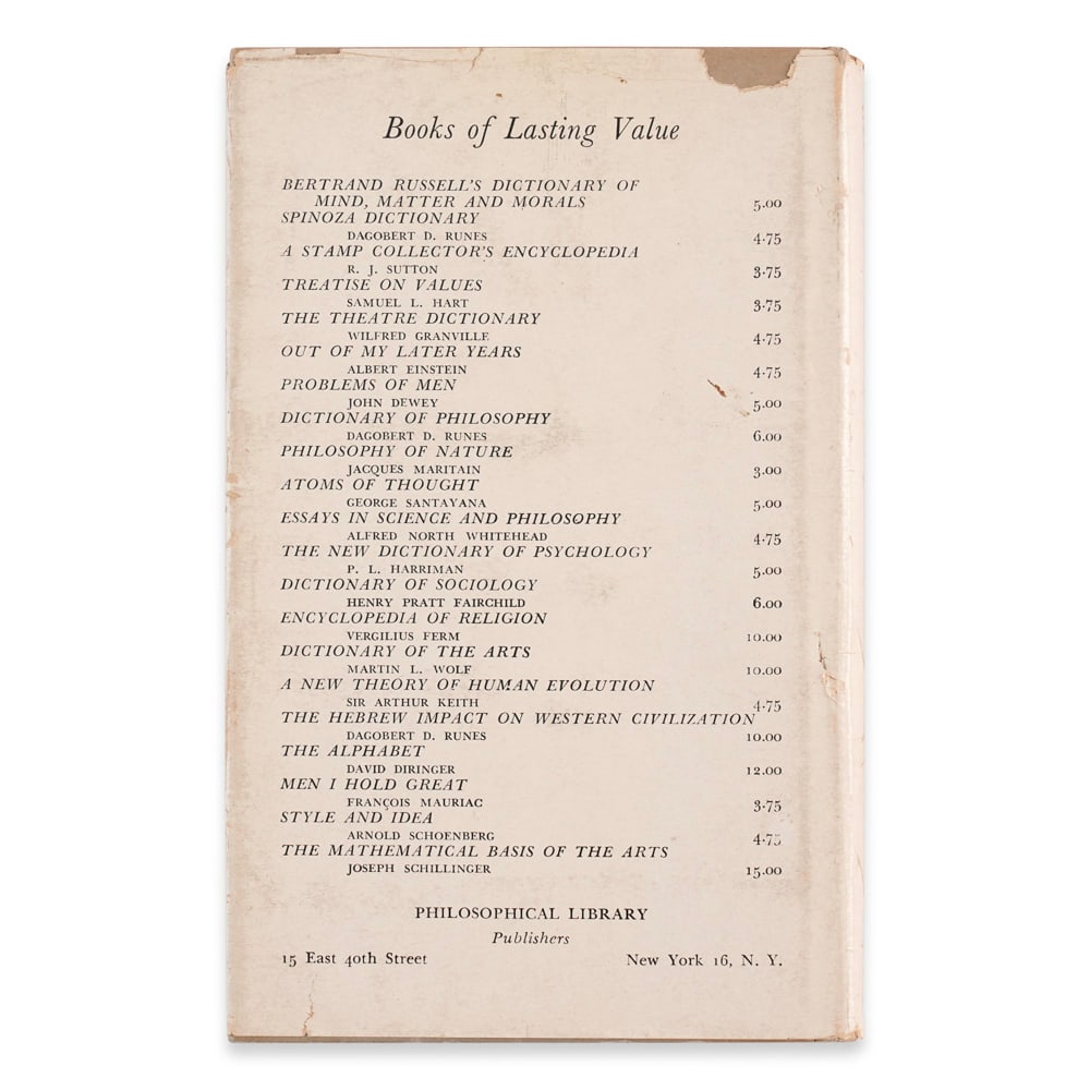 ALBERT EINSTEIN SIGNED ESSAYS IN SCIENCE - 2