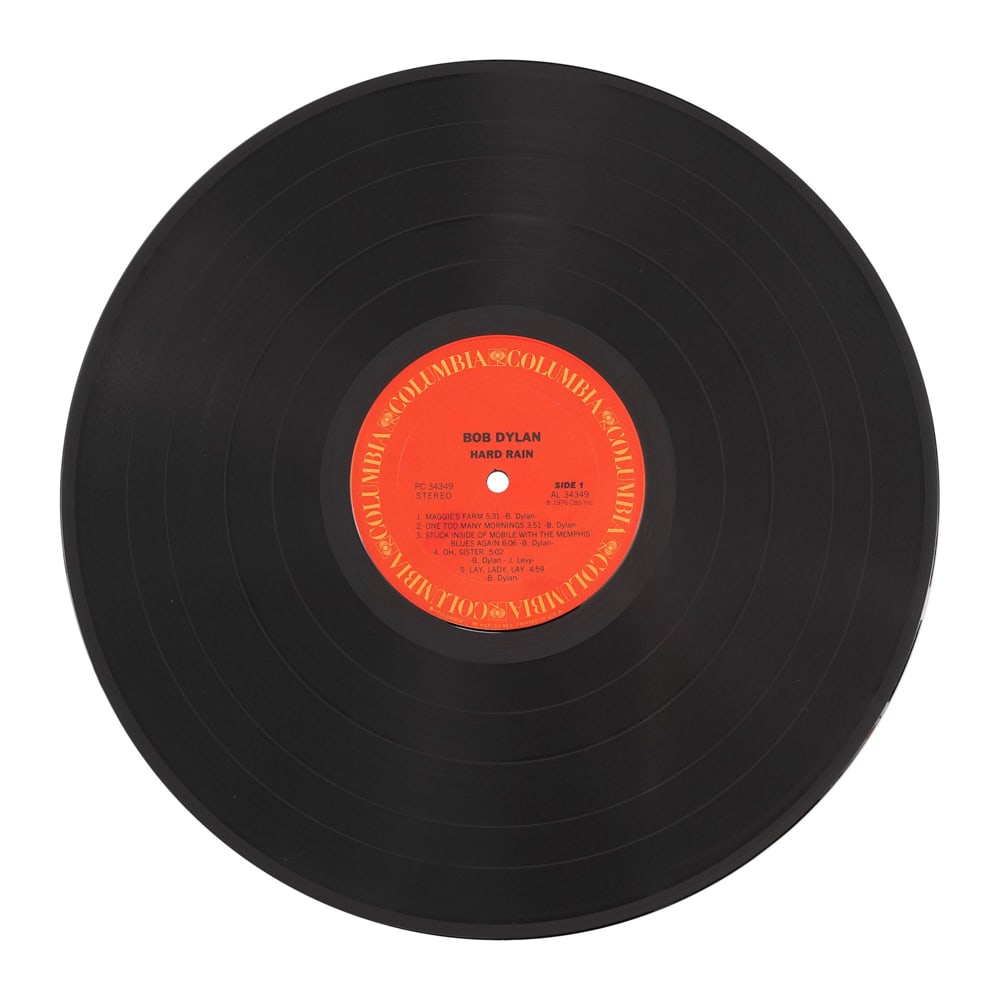 BOB DYLAN SIGNED "HARD RAIN" VINYL RECORD - 4