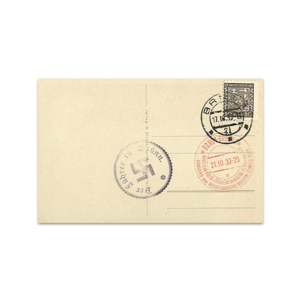 ADOLF HITLER SIGNED POSTCARD - 2