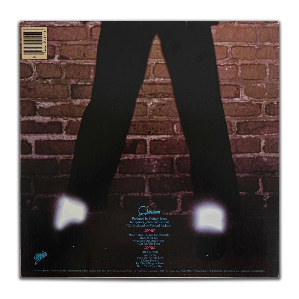MICHAEL JACKSON SIGNED "OFF THE WALL" LP - 2