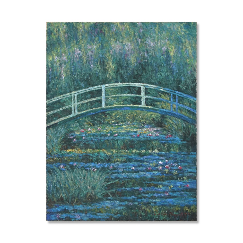 CLAUDE MONET (1840-1926), OIL ON CANVAS: Signed (lower right) Image Dimensions: 31 1/2 x 23 5/8 in (80 x 60 cm) This painting comes with COA. Claude Monet stands as one of the most influential pioneers of Impressionism, a movement that redef