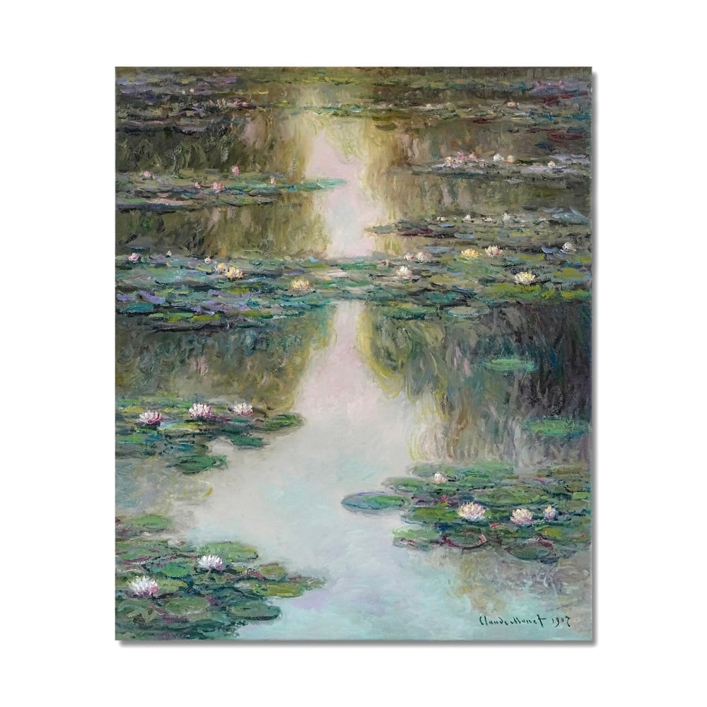 CLAUDE MONET (1840-1926), OIL ON CANVAS: Signed (lower right) Image Dimensions: 30 x 25 in (76.5 x 63.5 cm) This painting comes with COA. Claude Monet stands as the central figure of Impressionism and one of the most influential painters in