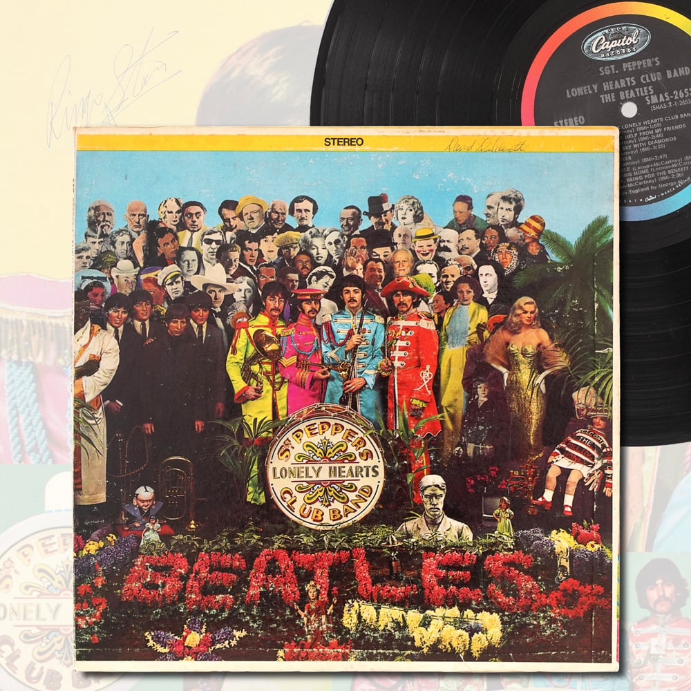 THE BEATLES FULLY SIGNED "SGT. PEPPER'S LONELY HEARTS CLUB BAND" LP (1 of 8)