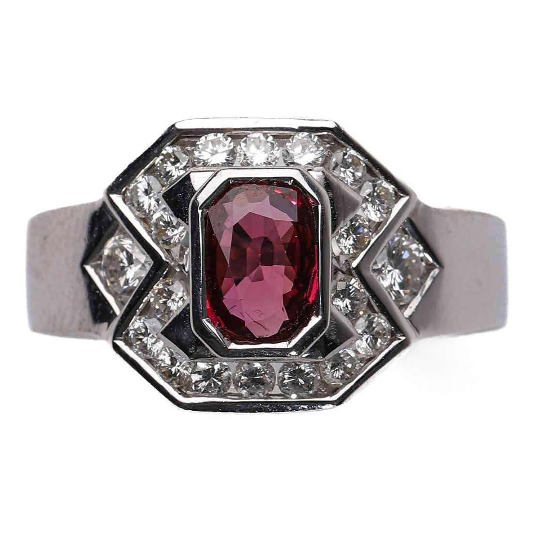 SALVINI NATURAL RUBY AND DIAMOND RING - 4