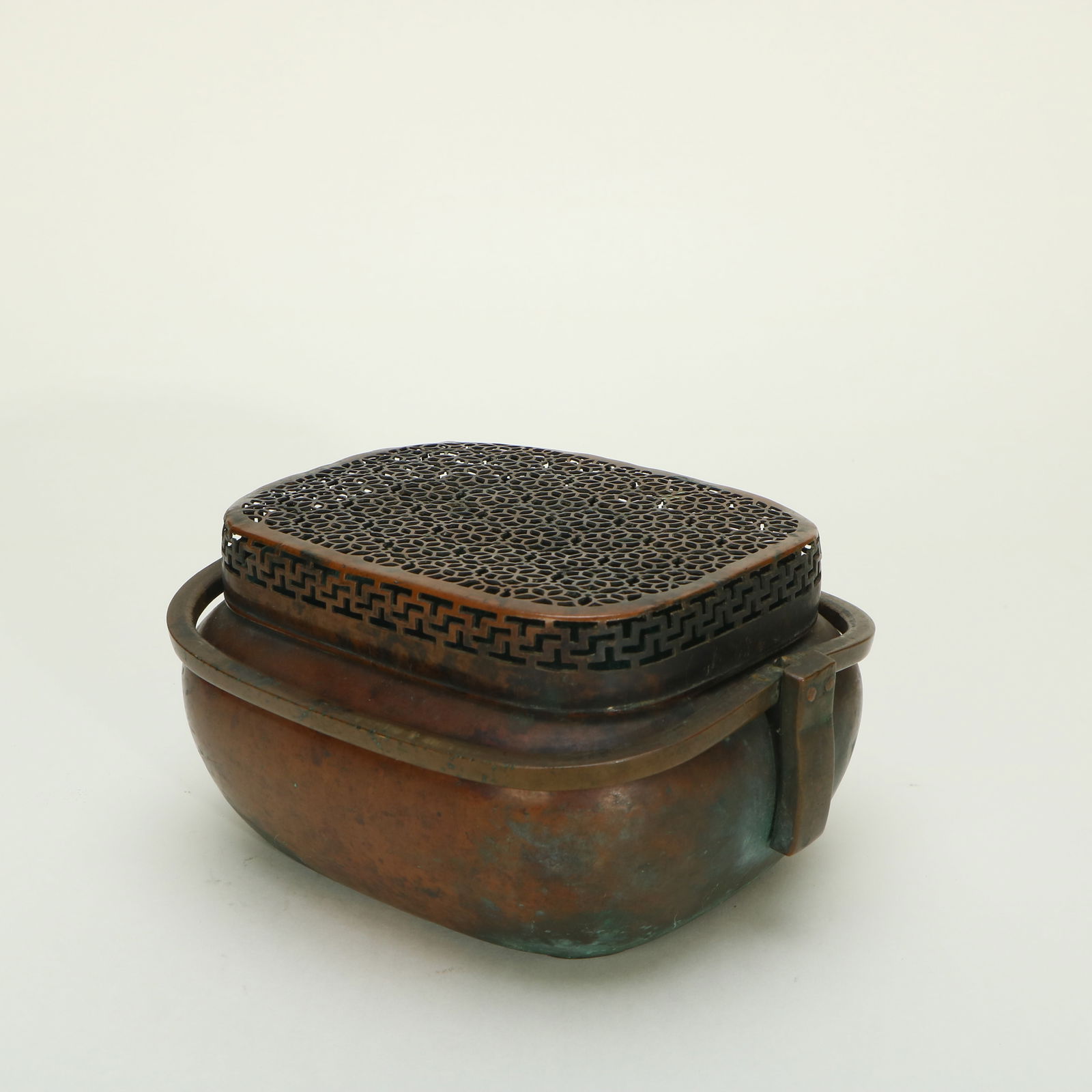 Copper Hand Warmer with Openwork Lid - 2