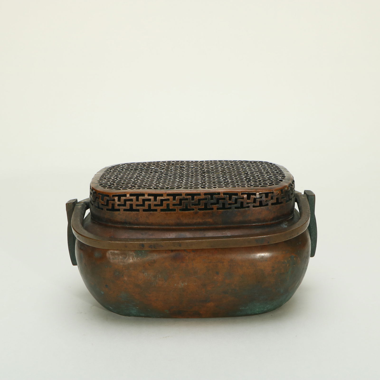 Copper Hand Warmer with Openwork Lid - 3