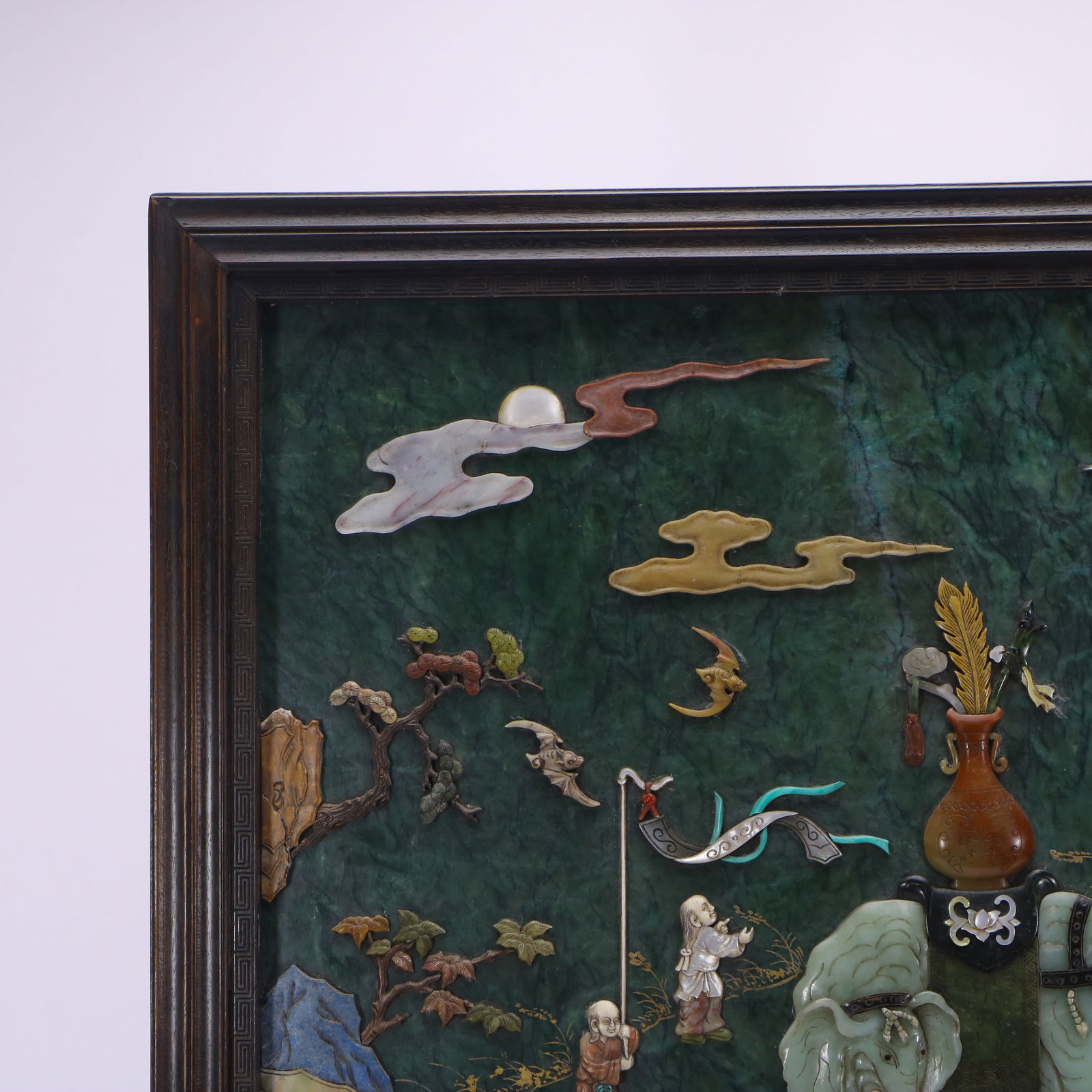 A Fine Qing Zitan-Frame Table Screen - 3