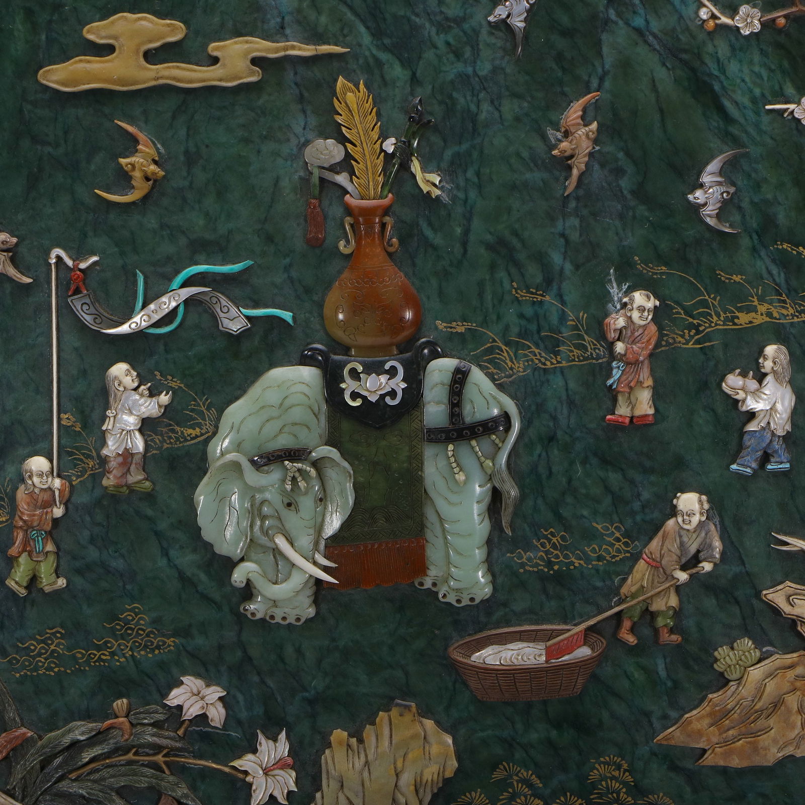 A Fine Qing Zitan-Frame Table Screen - 5