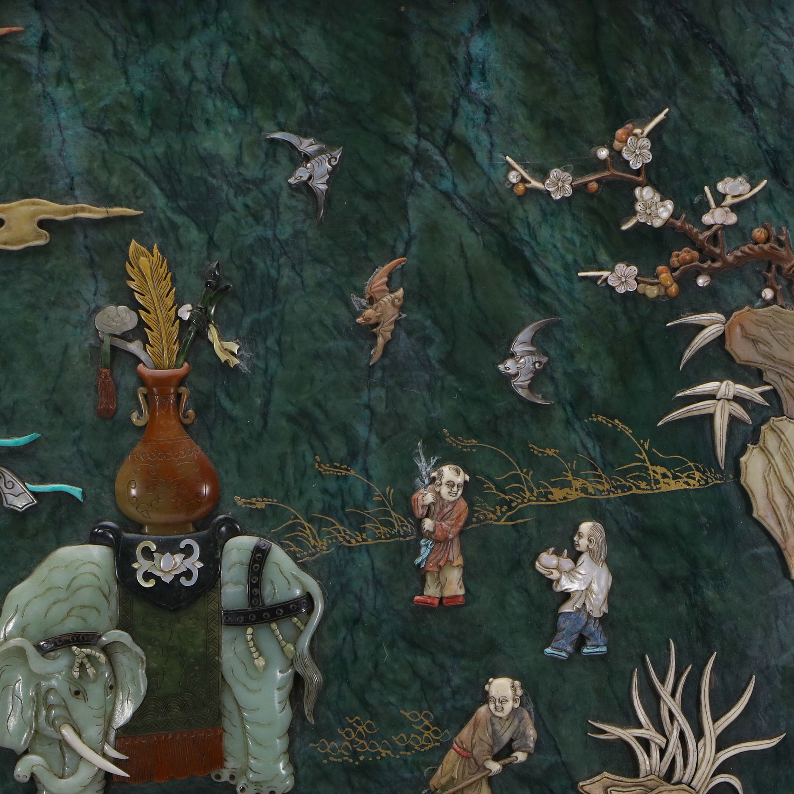 A Fine Qing Zitan-Frame Table Screen - 6