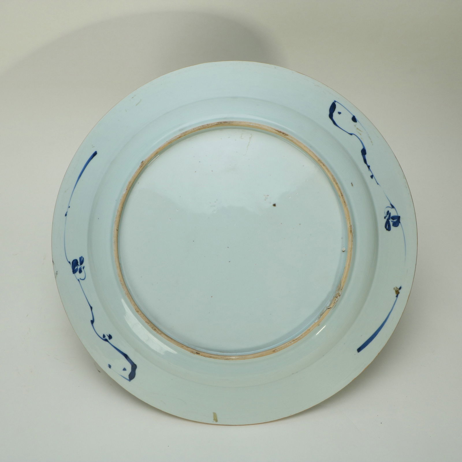 Blue - and - white Plate with Flower Patterns - 7