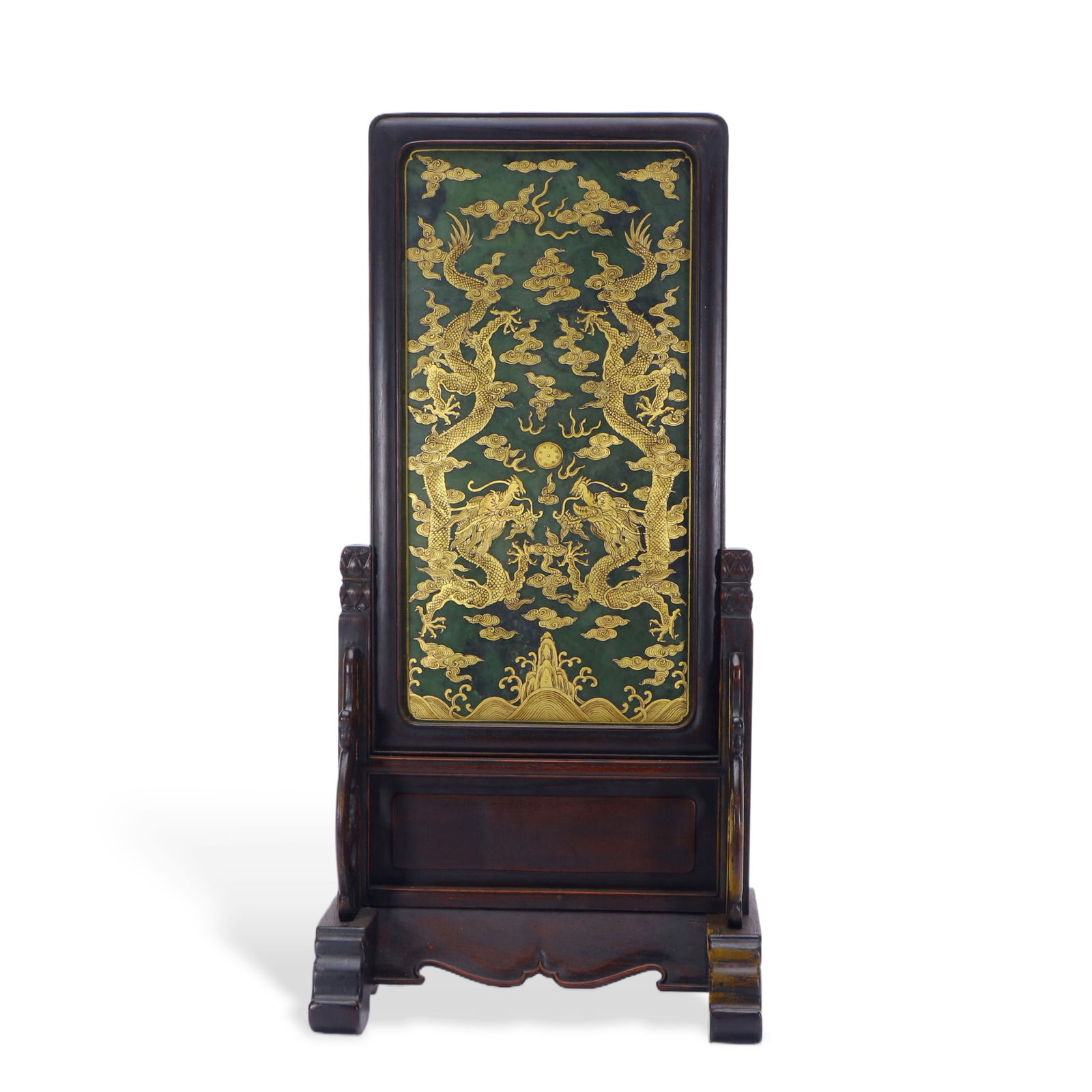 A Fine Qing Zitan-Frame Table Screen (1 of 9)