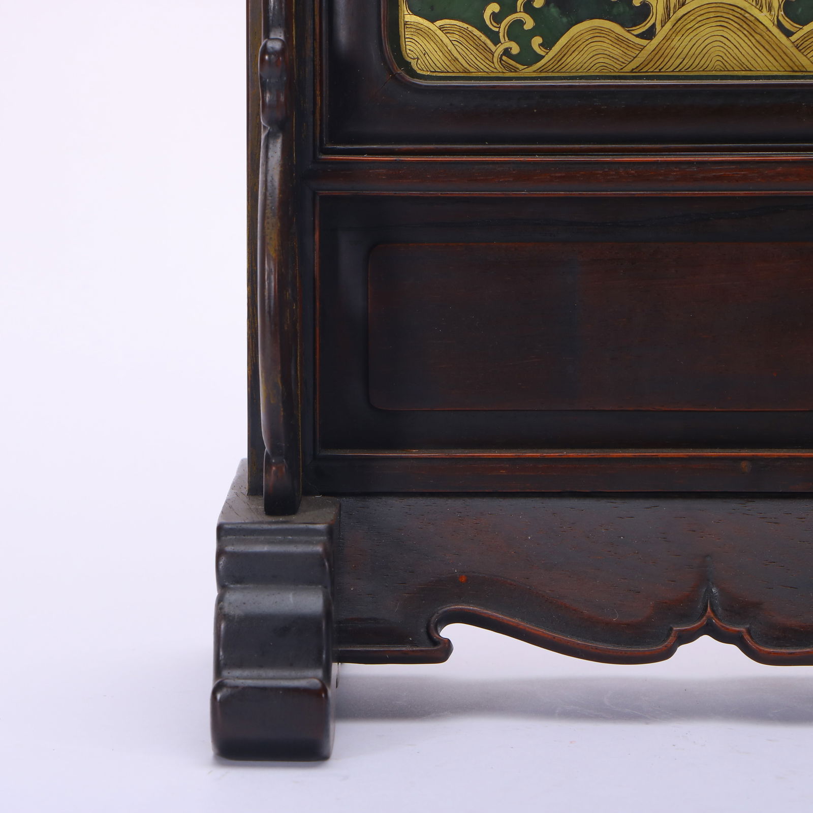 A Fine Qing Zitan-Frame Table Screen - 5