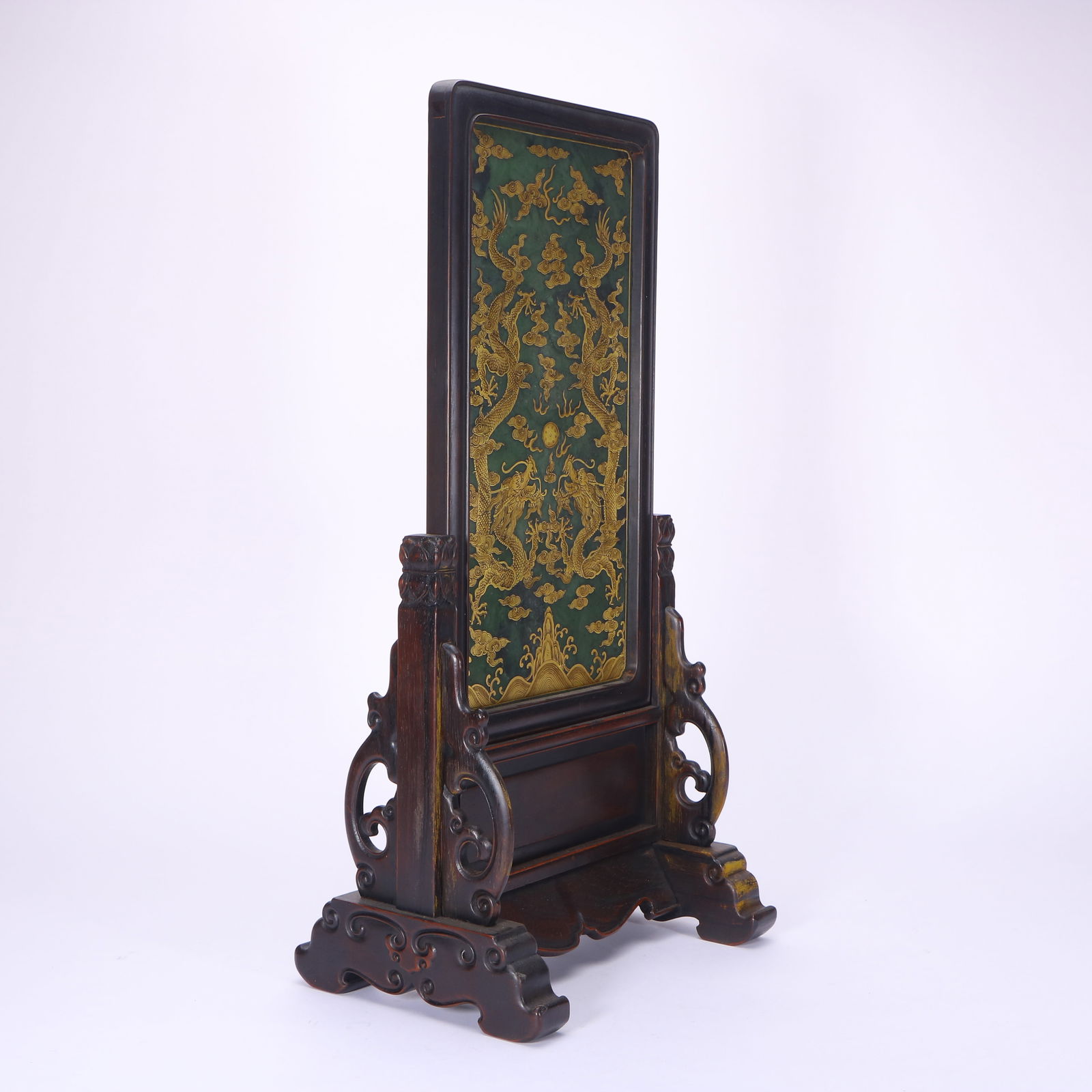 A Fine Qing Zitan-Frame Table Screen - 6