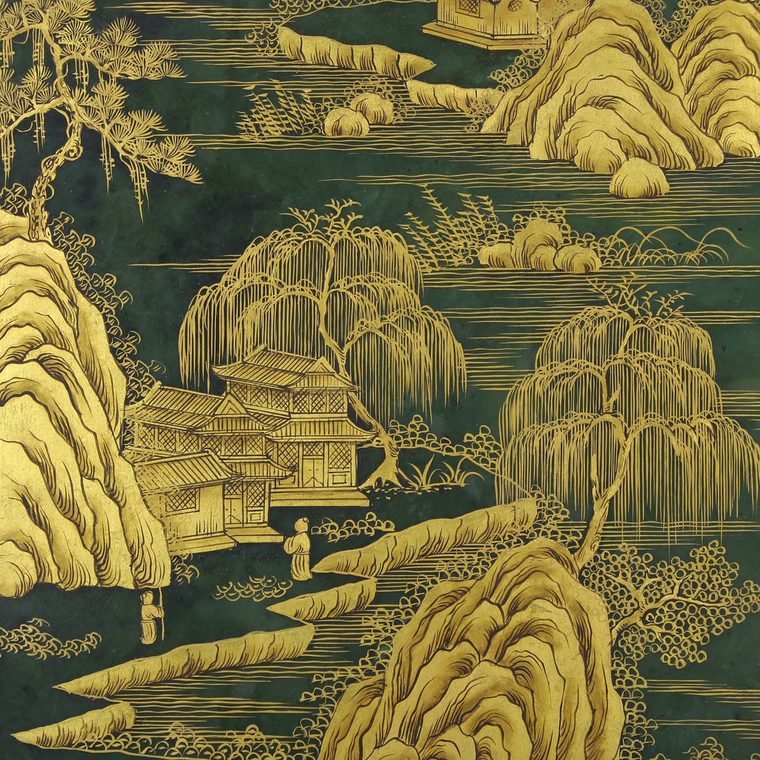 A Fine Qing Zitan-Frame Table Screen - 9