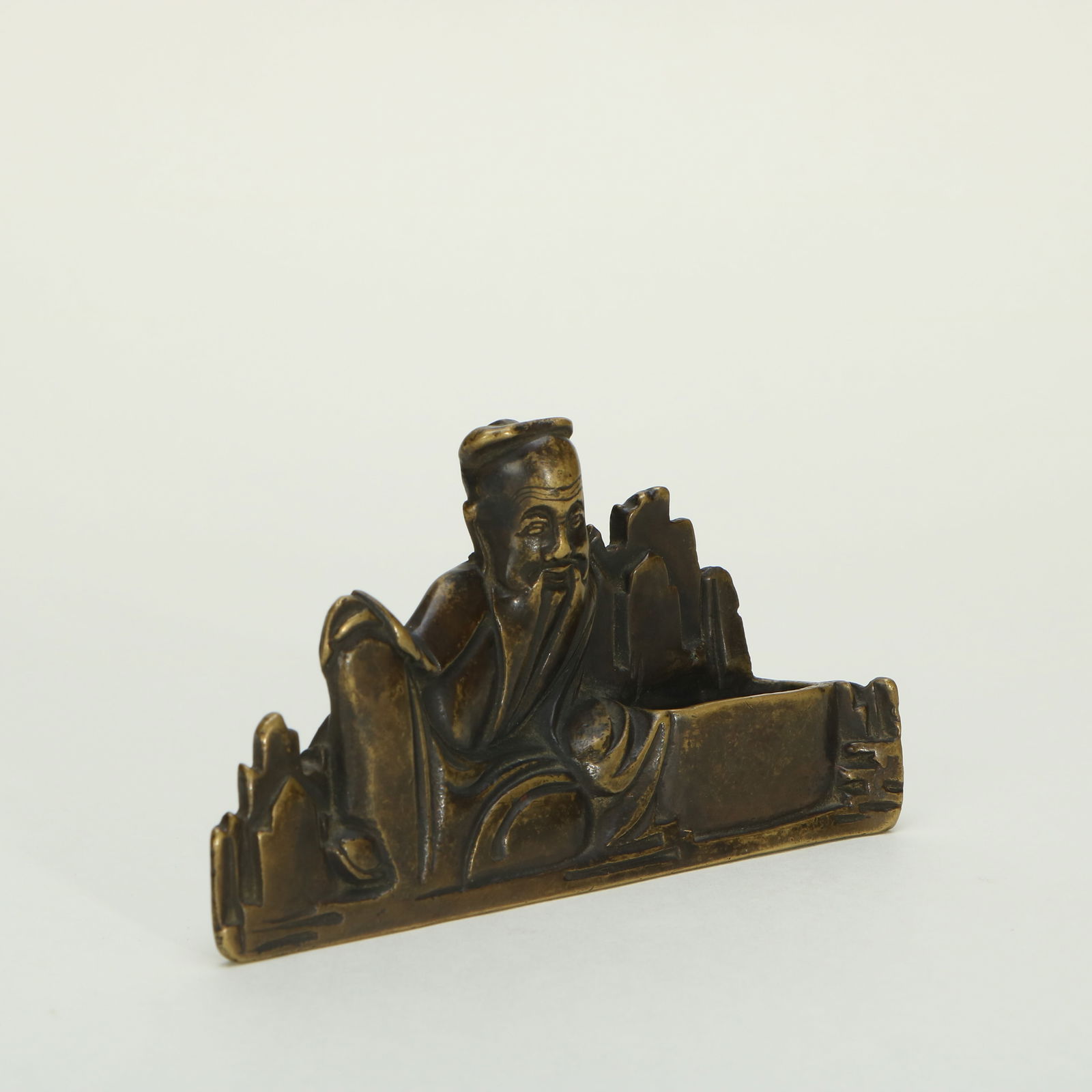 Copper Brush Licker with Figure and Landscape Patterns - 2