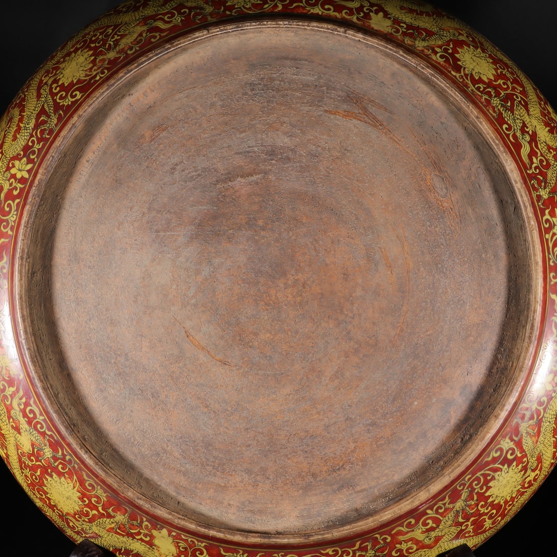 A Large Ming Dragon Charger - 8