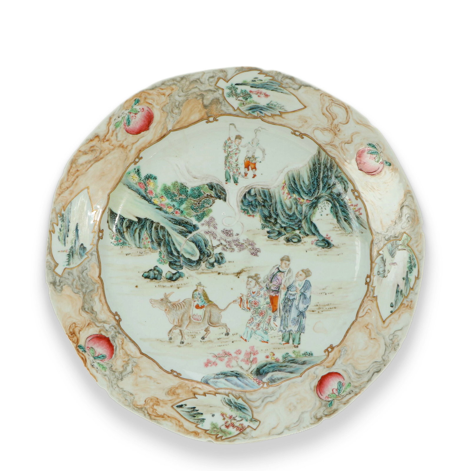 Famille - rose Plate with Figure Story Patterns (1 of 7)