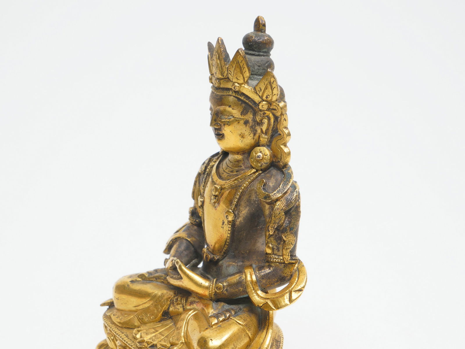 Gilt - bronze Buddha Statue - 7