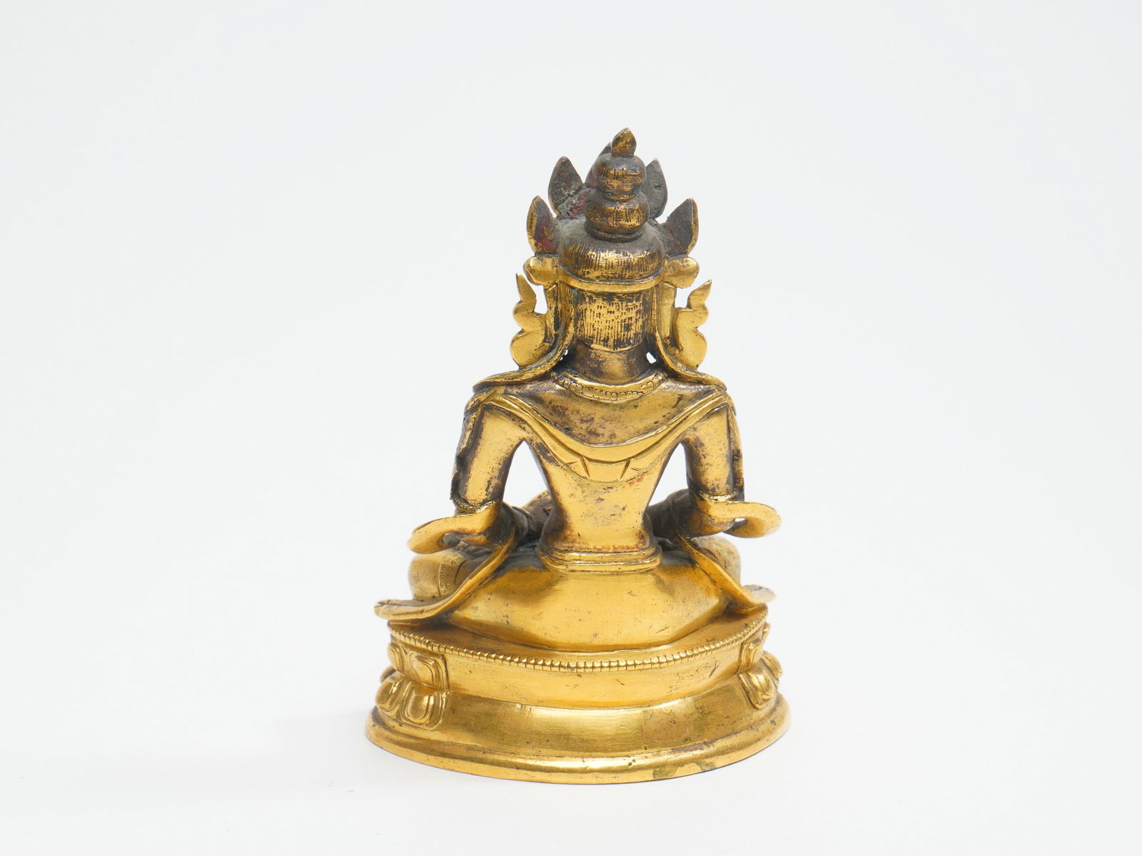 Gilt - bronze Buddha Statue - 8